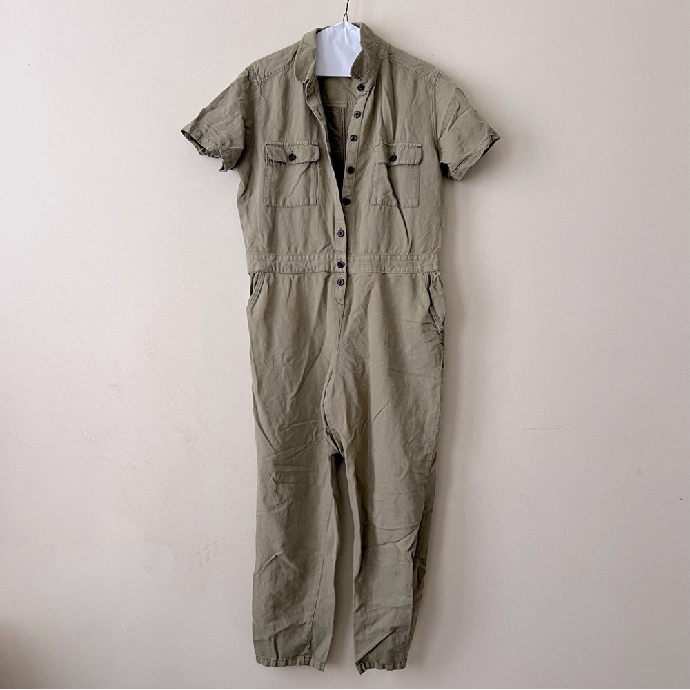 Outerknown S.E.A. Jumpsuit in Sagebrush - size M